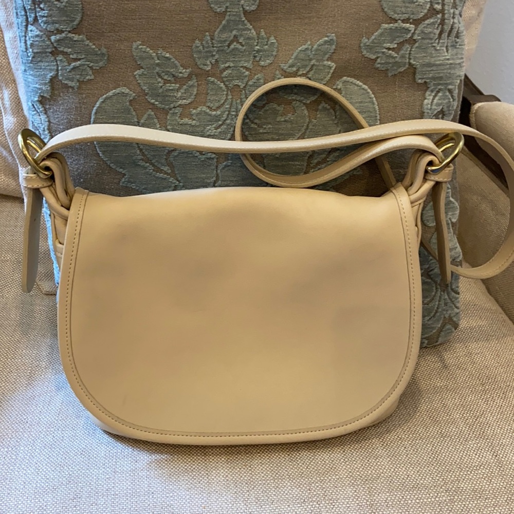 Cream Coach Purse
